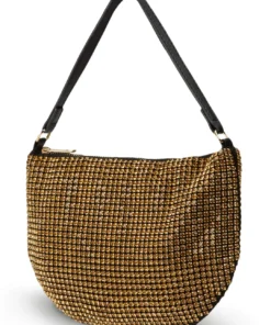 Tony Bianco New Arrivals Mccoy Gold Crystal Mini Handbags