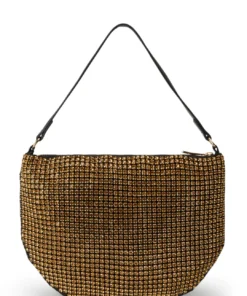 Tony Bianco New Arrivals Mccoy Gold Crystal Mini Handbags