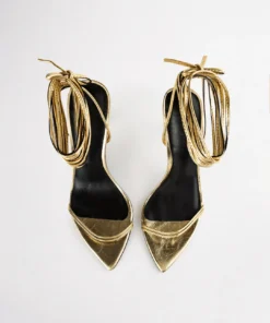 Tony Bianco Millie Gold Foil 10.5cm Heels Best Sellers