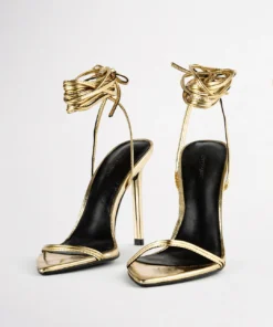 Tony Bianco Millie Gold Foil 10.5cm Heels Best Sellers