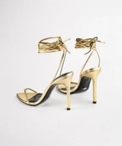 Tony Bianco Millie Gold Foil 10.5cm Heels Best Sellers