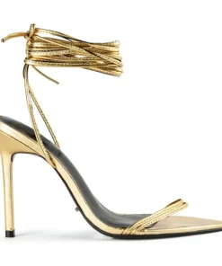 Tony Bianco Millie Gold Foil 10.5cm Heels Best Sellers