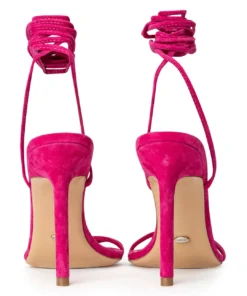 Tony Bianco Millie Lipstick Suede 10.5cm Heels Shoes