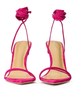 Tony Bianco Millie Lipstick Suede 10.5cm Heels Shoes