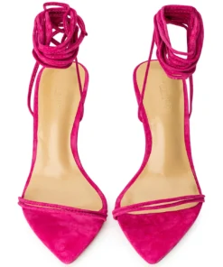 Tony Bianco Millie Lipstick Suede 10.5cm Heels Shoes