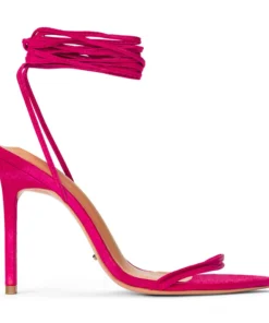 Tony Bianco Millie Lipstick Suede 10.5cm Heels Shoes
