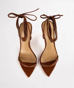 Tony Bianco Millie Rust Nappa 10.5cm Heels Shoes 15 Tony Bianco Millie Rust Nappa 10.5cm Heels Shoes