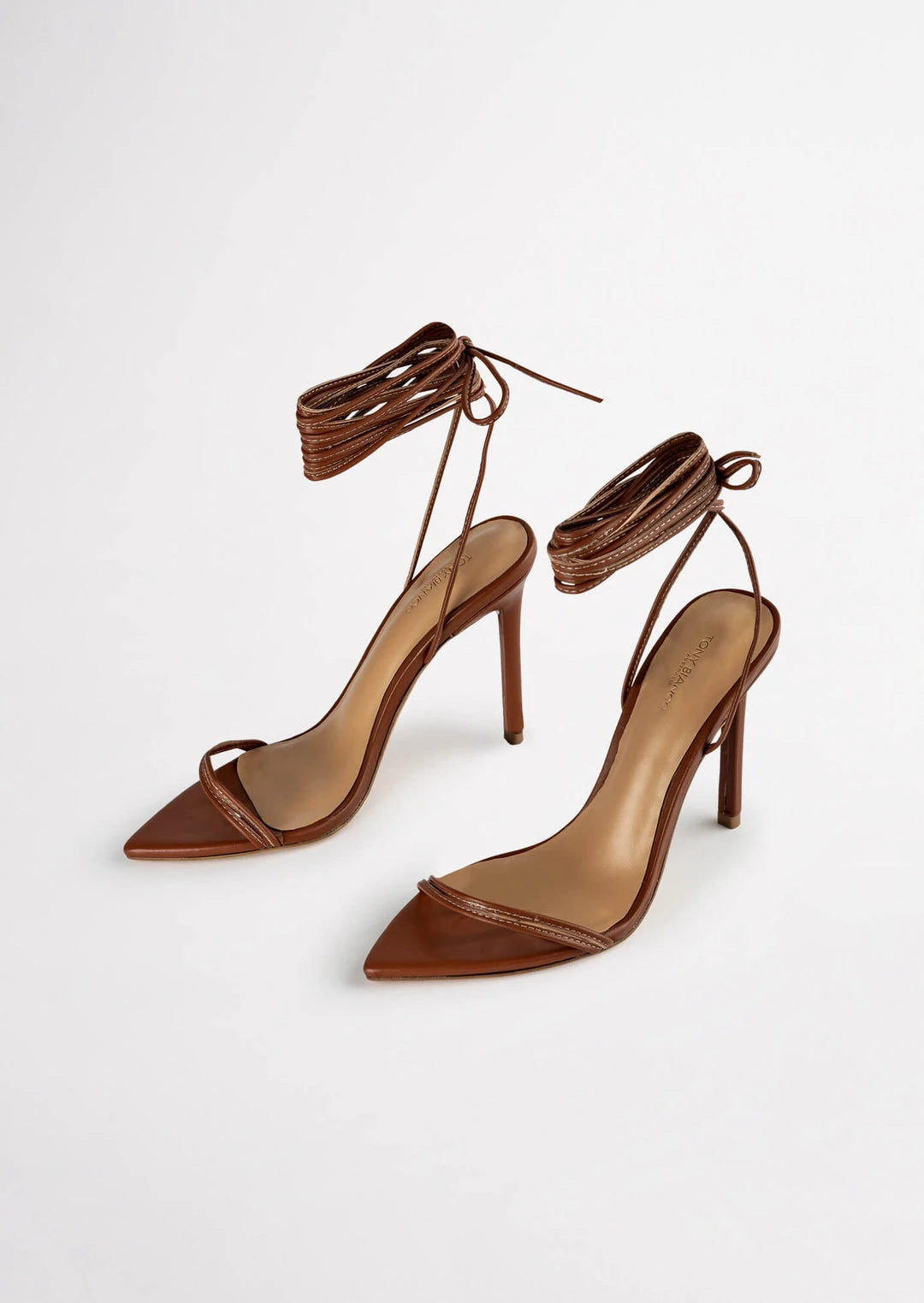 Tony Bianco Millie Rust Nappa 10.5cm Heels Shoes 9 Tony Bianco Millie Rust Nappa 10.5cm Heels Shoes