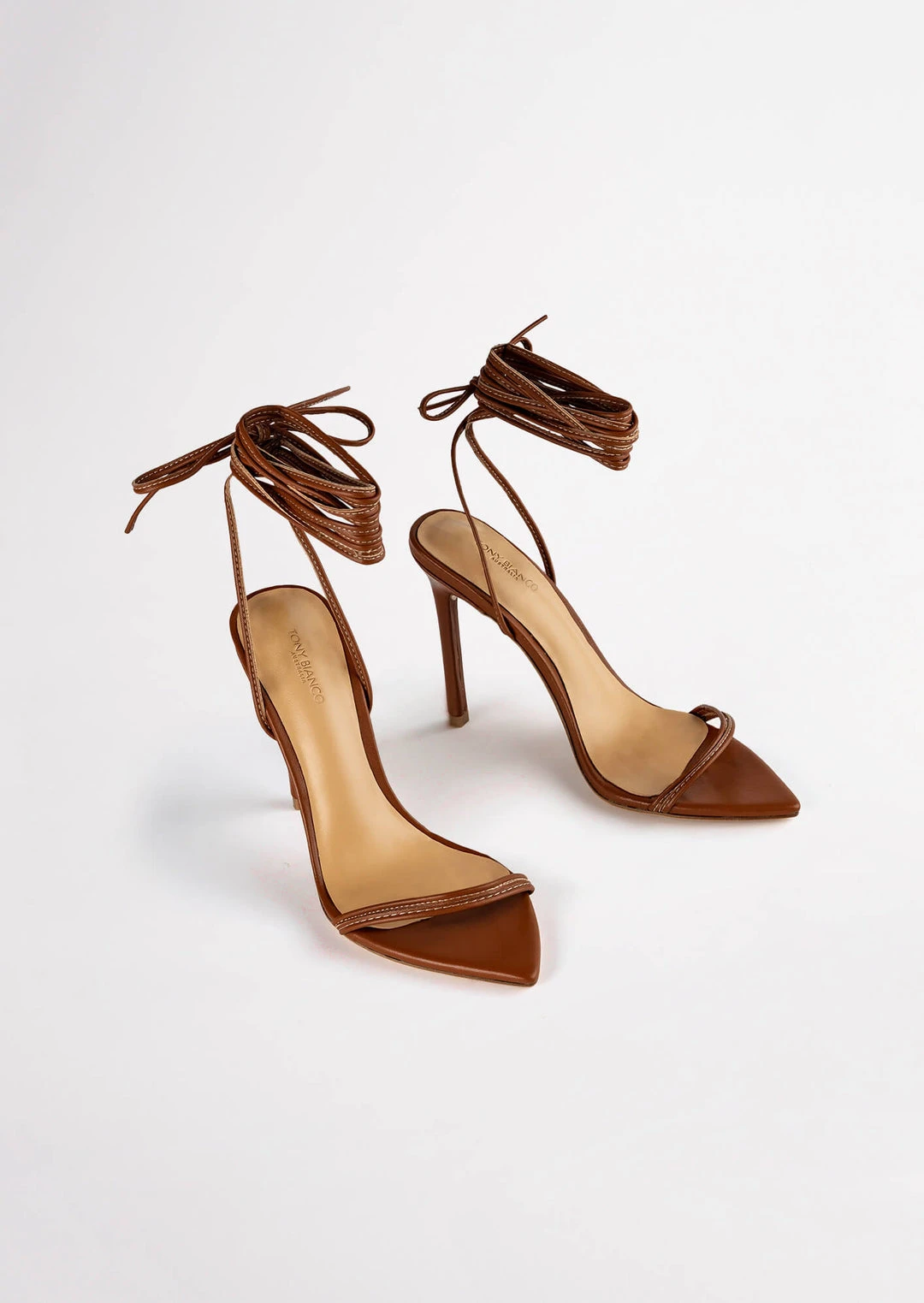 Tony Bianco Millie Rust Nappa 10.5cm Heels Shoes 6 Tony Bianco Millie Rust Nappa 10.5cm Heels Shoes