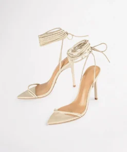 Tony Bianco Best Sellers Millie Vanilla Snake 10.5cm Heels