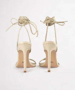 Tony Bianco Best Sellers Millie Vanilla Snake 10.5cm Heels