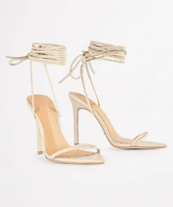 Tony Bianco Best Sellers Millie Vanilla Snake 10.5cm Heels