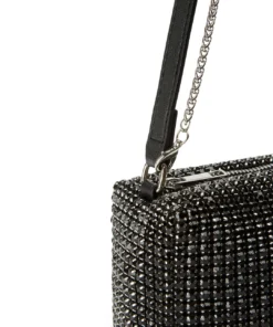 Tony Bianco Moma Black Crystal Mini Handbags New Arrivals