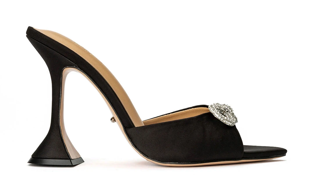 Tony Bianco Montana Black Satin 10.5cm Heels 3 Tony Bianco Montana Black Satin 10.5cm Heels