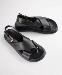 Tony Bianco Mya Black Como 4cm Sandals Shoes