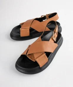 Tony Bianco Mya Tan Como 4cm Sandals Shoes