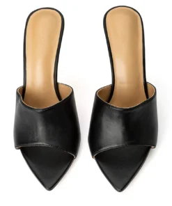 Tony Bianco Mylo Black Nappa 10.5cm Heels Back In Stock