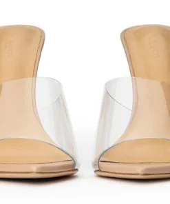 Tony Bianco Mylo Clear Vinylite/Skin 10.5cm Heels 9 Tony Bianco Mylo Clear Vinylite/Skin 10.5cm Heels