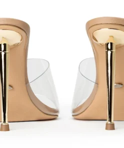 Tony Bianco Mylo Clear Vinylite/Skin 10.5cm Heels 11 Tony Bianco Mylo Clear Vinylite/Skin 10.5cm Heels