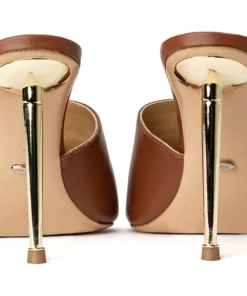 Tony Bianco Shoes Mylo Rust Nappa 10.5cm Heels