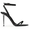 Tony Bianco Myra Black Snake 10.5cm Heels