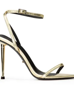 Tony Bianco Myra Gold Nappa Metallic 10.5cm Heels