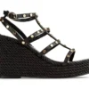 Tony Bianco Porscha Black Como 10.5cm Wedges