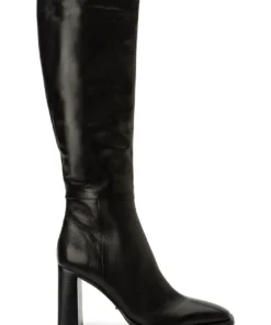 Tony Bianco Rylee Black Venice 8.5cm Calf Boots Hot List
