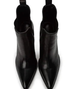 Tony Bianco Sasha Black Como 9cm Ankle Boots Shoes
