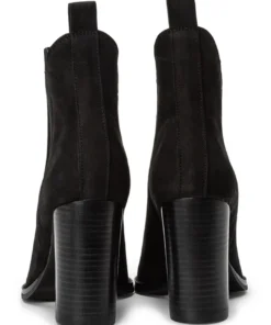 Tony Bianco Sasha Black Diesel 9cm Ankle Boots Shoes
