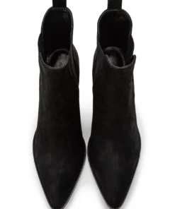 Tony Bianco Sasha Black Diesel 9cm Ankle Boots Shoes