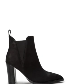 Tony Bianco Sasha Black Diesel 9cm Ankle Boots Shoes