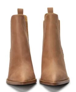 Tony Bianco Sasha Caramel Diesel 9cm Ankle Boots