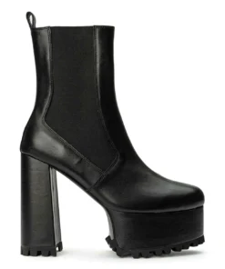 Tony Bianco Tempo Black Como 12cm Ankle Boots Shoes