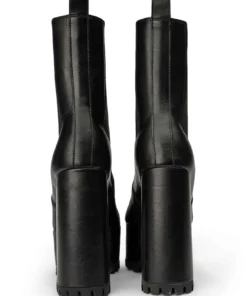 Tony Bianco Tempo Black Como 12cm Ankle Boots Shoes