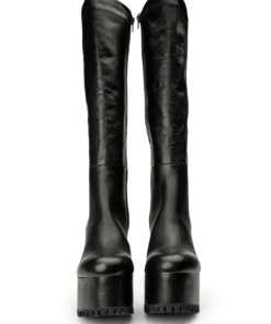 Tony Bianco Tesla Black Venice 12cm Calf Boots Shoes