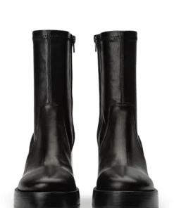 Tony Bianco Tiana Black Venice/Black Venezia 9cm Ankle Boots Hot List