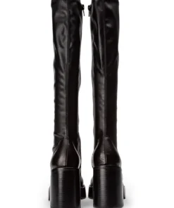Tony Bianco Tibby Black Venice/Black Venezia 9cm Calf Boots