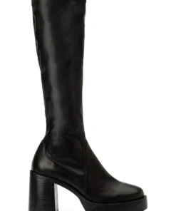 Tony Bianco Tibby Black Venice/Black Venezia 9cm Calf Boots