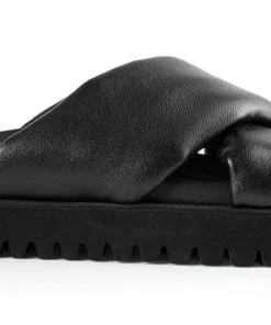 Tony Bianco Shoes Tigre Black Nappa 3cm Sandals