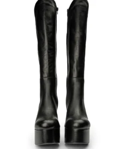 Tony Bianco Tommy Black Venice 12cm Calf Boots