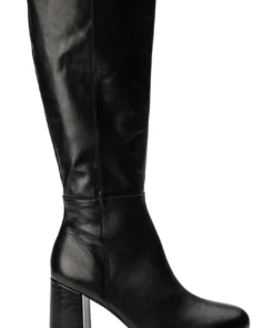 Tony Bianco Tommy Black Venice 12cm Calf Boots