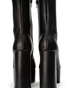 Tony Bianco Tyra Black Como 12cm Ankle Boots