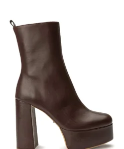 Tony Bianco Hot List Tyra Choc Como 12cm Ankle Boots