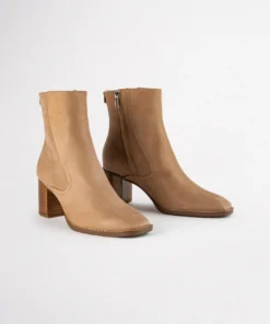 Tony Bianco Westley Caramel Diesel/Choc Wax 6.5cm Ankle Boots Shoes