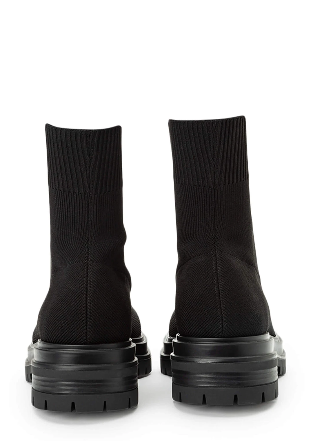 Tony Bianco Weston Black Sock Knit 4.5cm Ankle Boots 6 Tony Bianco Weston Black Sock Knit 4.5cm Ankle Boots