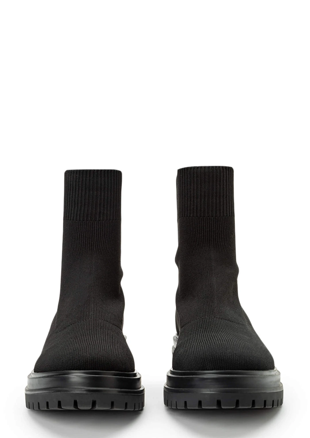 Tony Bianco Weston Black Sock Knit 4.5cm Ankle Boots 4 Tony Bianco Weston Black Sock Knit 4.5cm Ankle Boots