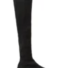 Tony Bianco Winter Black Sock Knit 4.5cm Long Boots