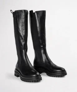 Tony Bianco Shoes Winx Black Venice 4.5cm Calf Boots