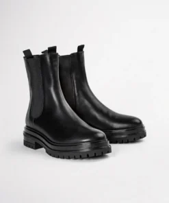 Tony Bianco Wolfe Black Como 4.5cm Ankle Boots Hot List